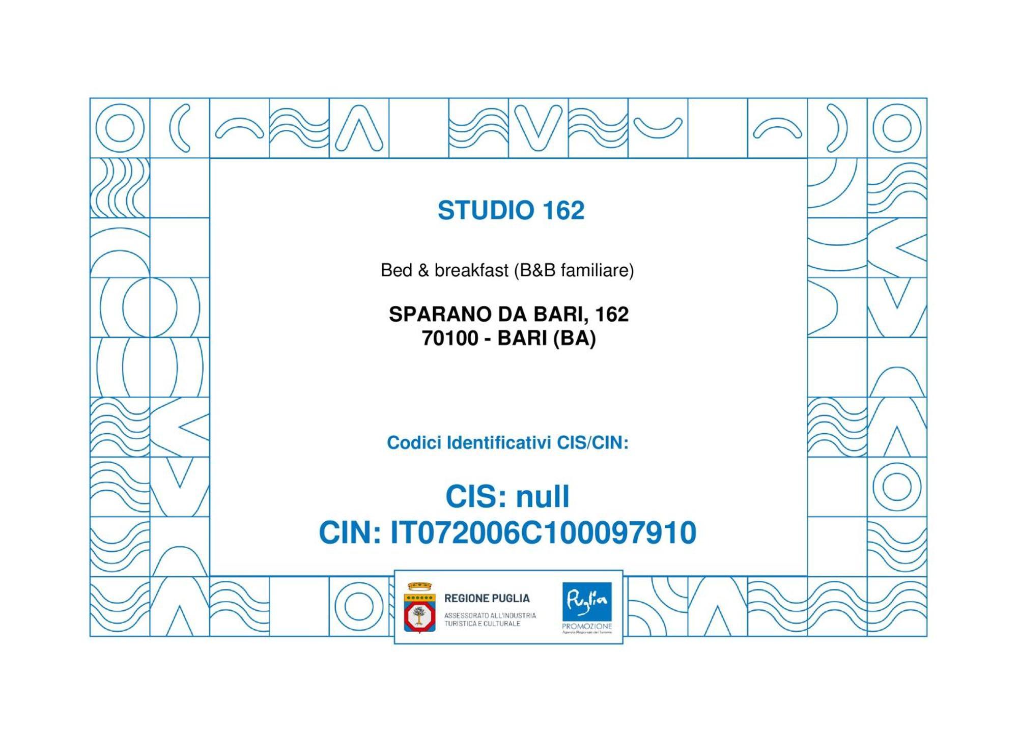 B&B Studio 162 Bari Ngoại thất bức ảnh